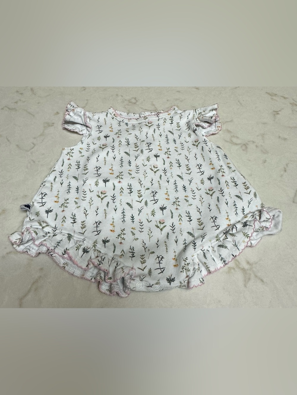 Paper Cape Cotton Baby Girl Romper 3-6M